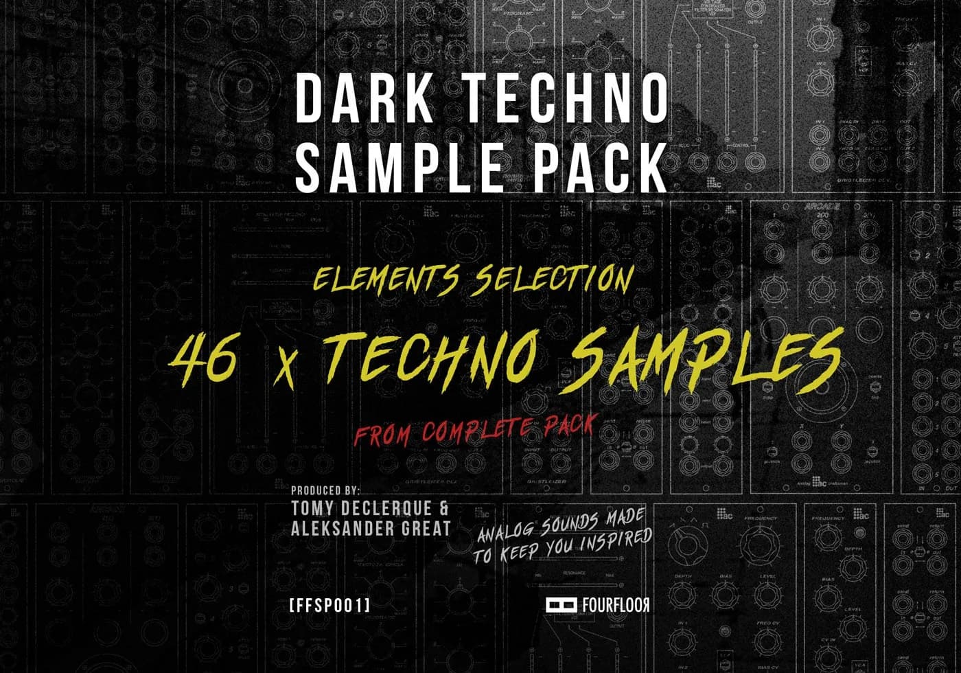 Dark Techno Samples on a Sound Map: Free Pack + Studio
